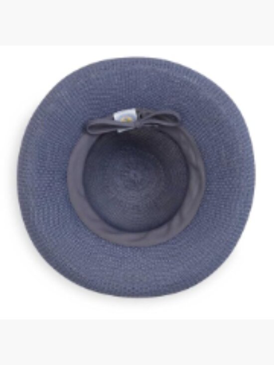 Lightweight Poly-Straw Sun Hat with Drawstring